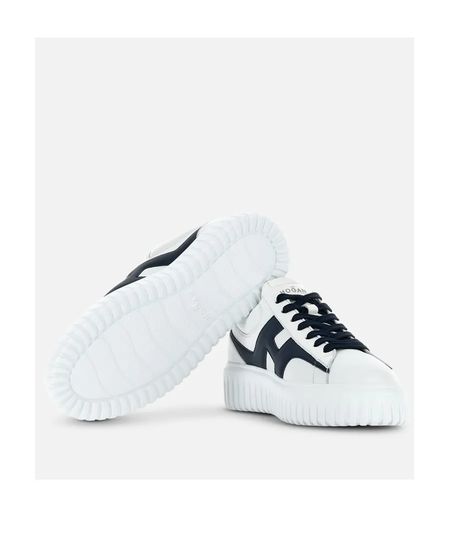 H-Stripes Leather Sneakers