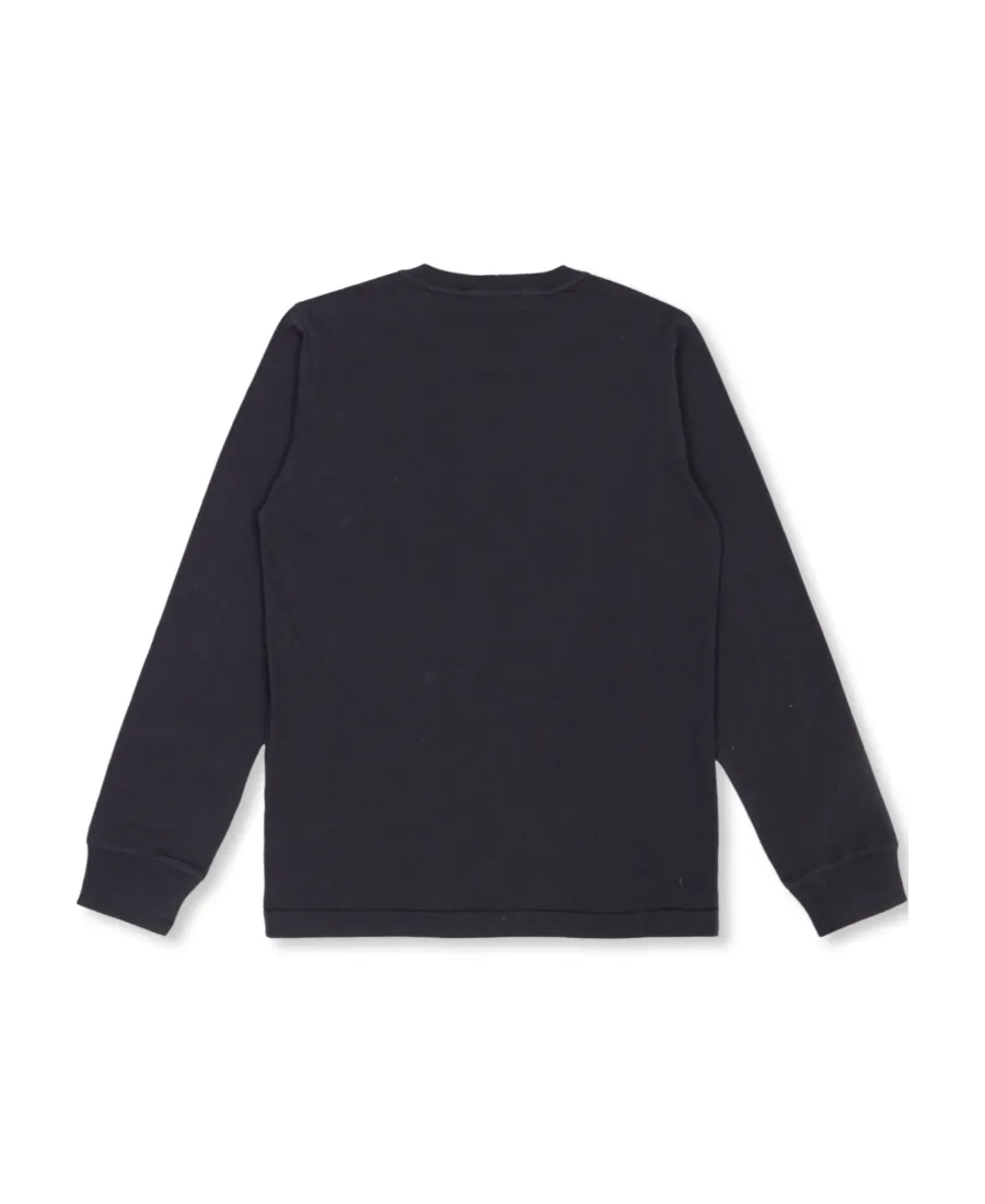 Compass-Motif Cotton Sweatshirt