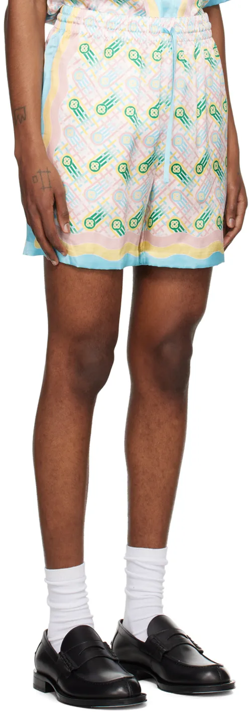 Ping Pong Silk Shorts