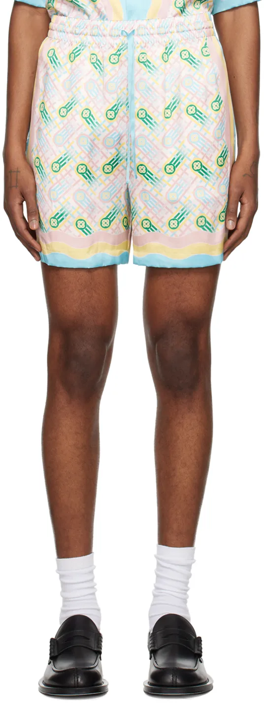 Ping Pong Silk Shorts