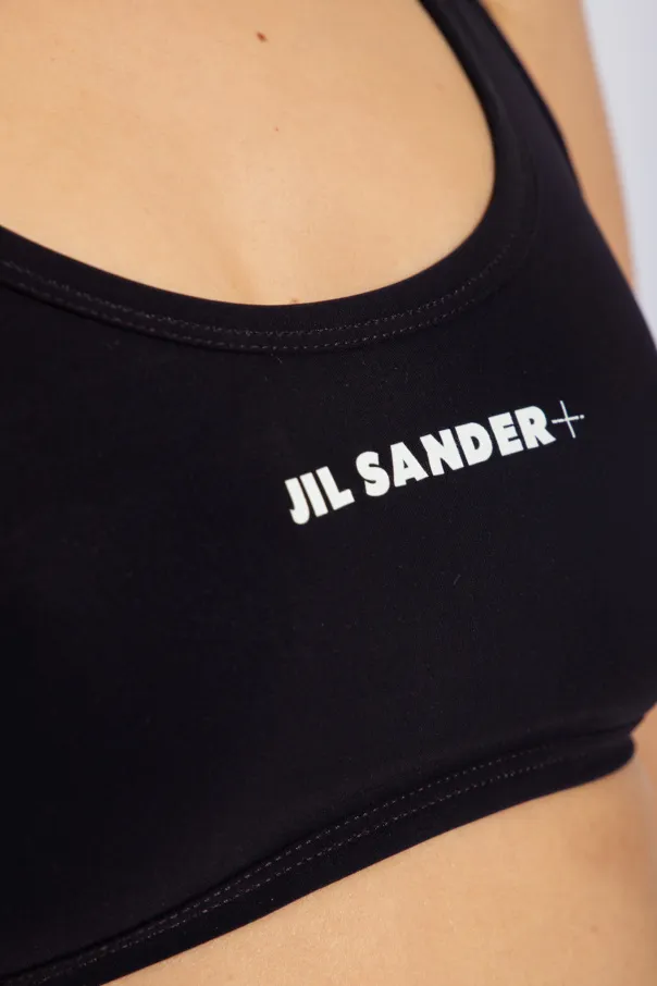 Logo-Print Bikini Top