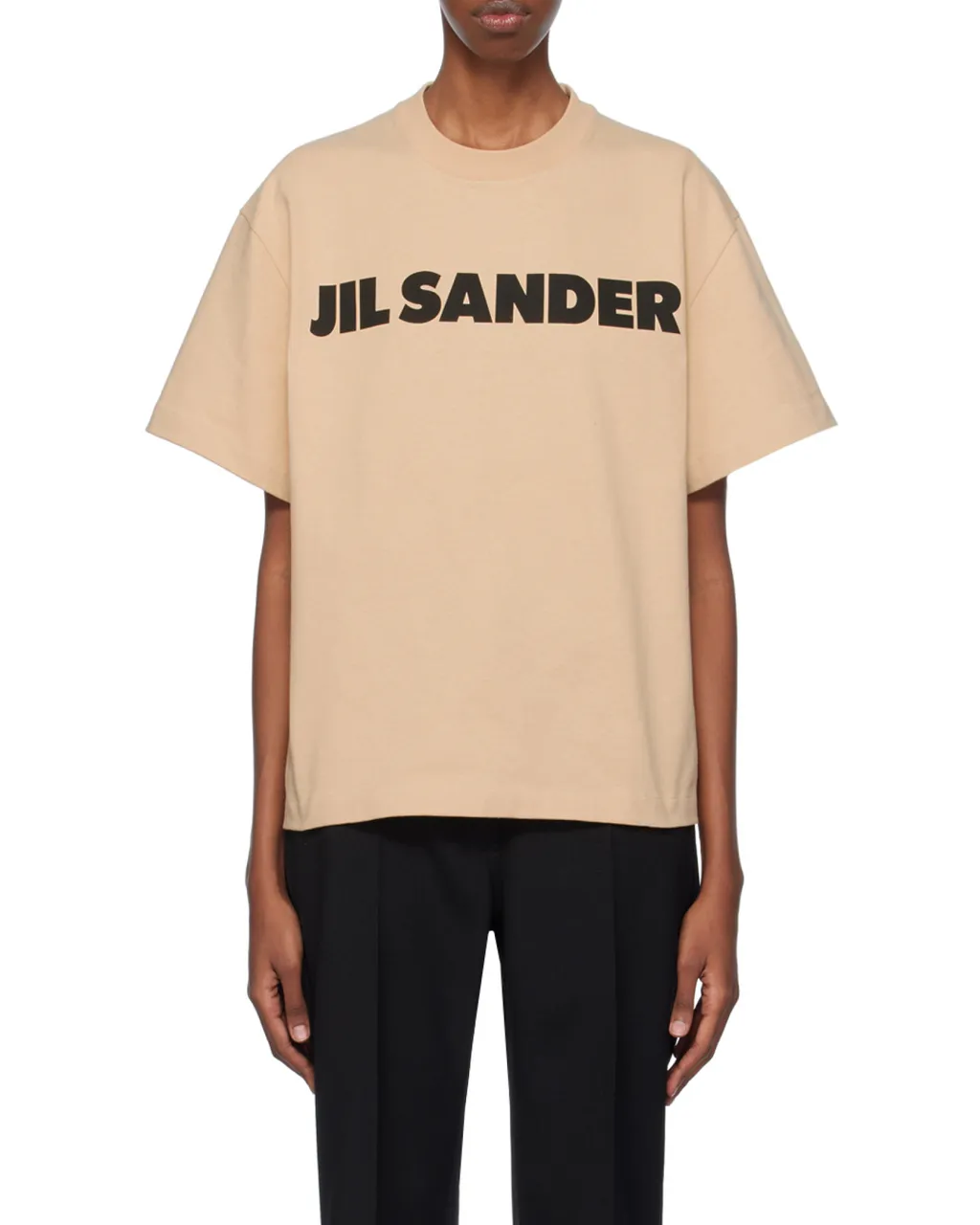 Jil Sander Logo Printed Crewneck T-Shirt