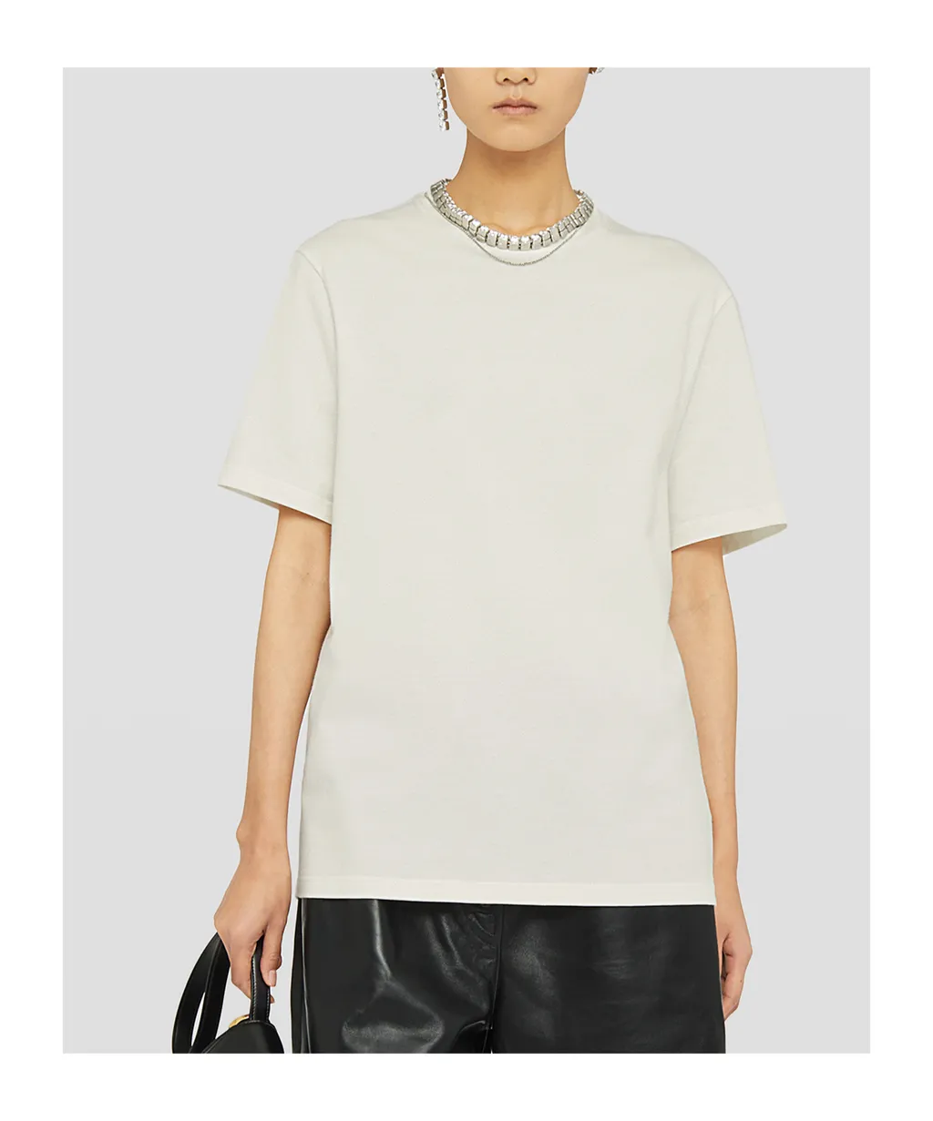 Jil Sander Logo Printed Crewneck T-Shirt