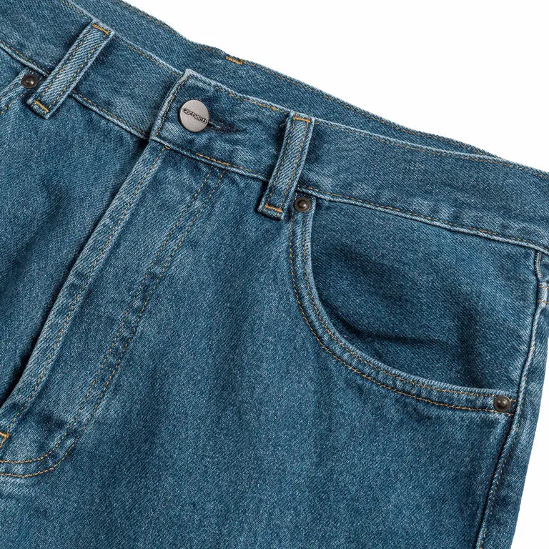 Button Zipper Jeans Pants