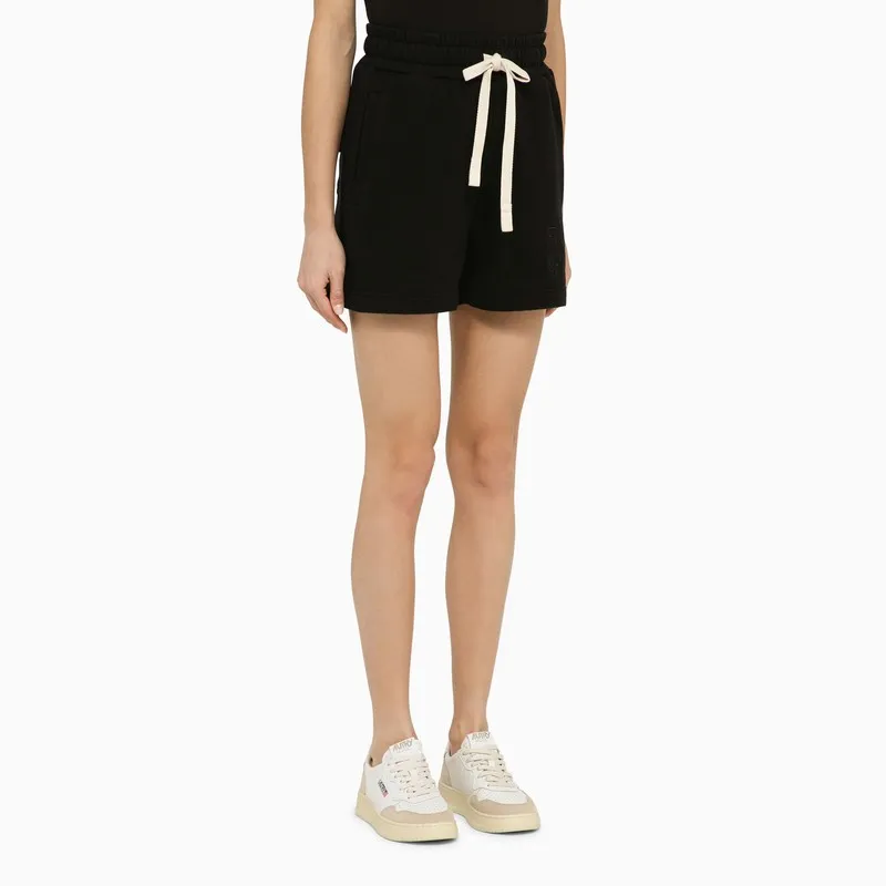 Palm Angels Monogram Embroidered Drawstring Sweatshorts