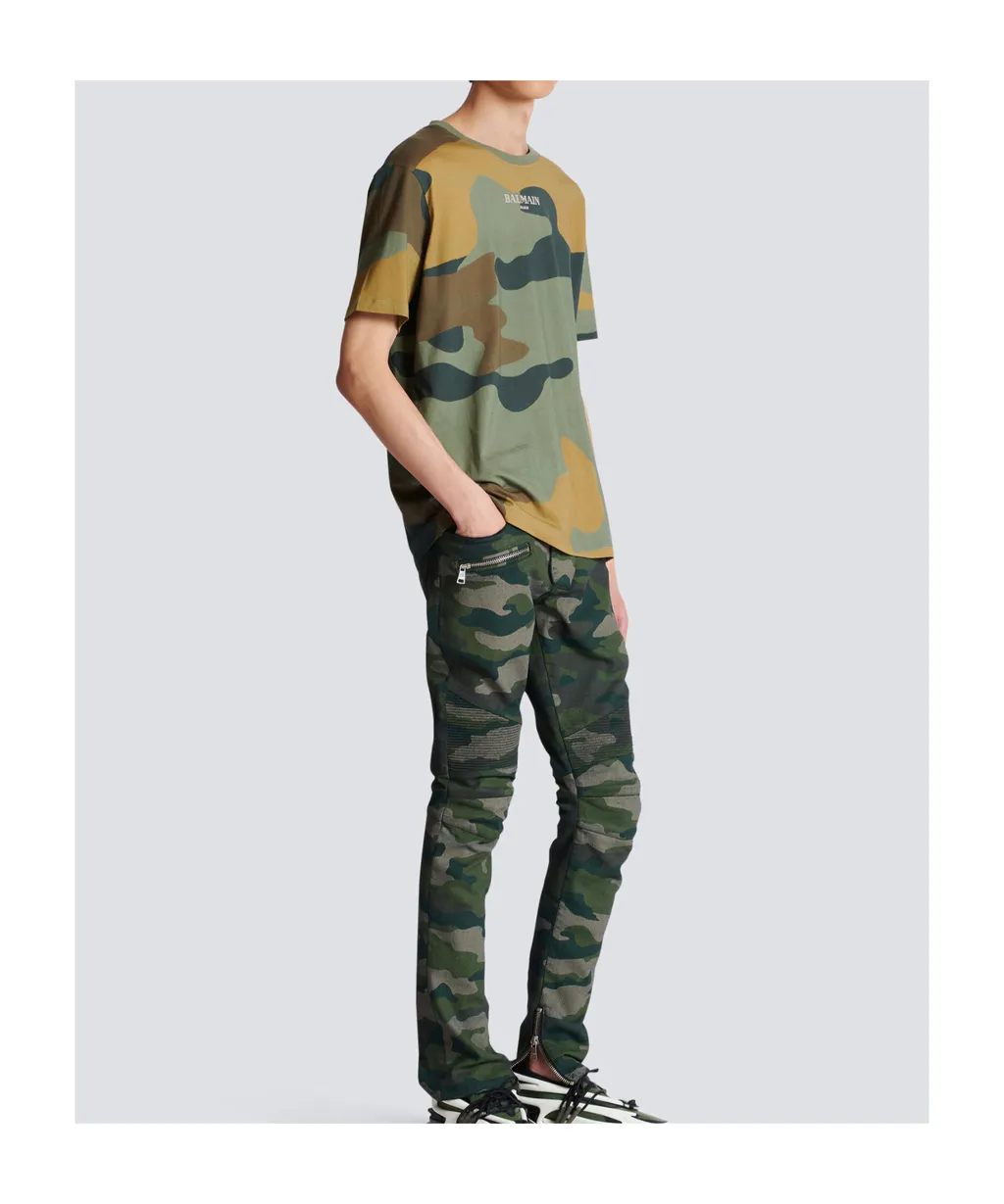 Balmain Camouflage Vintage T-Shirt