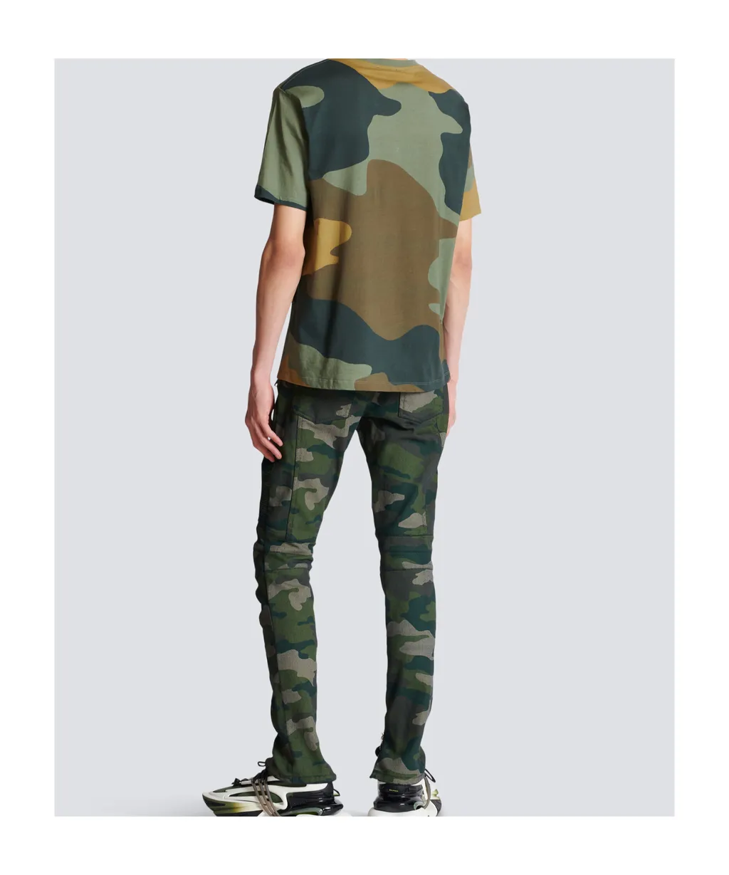 Balmain Camouflage Vintage T-Shirt
