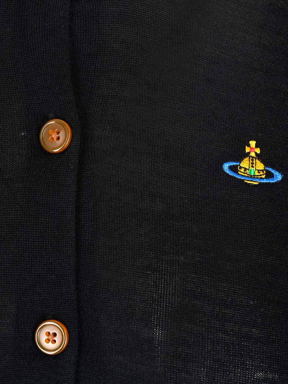 Vivienne Westwood Logo Embroidered Cardigan