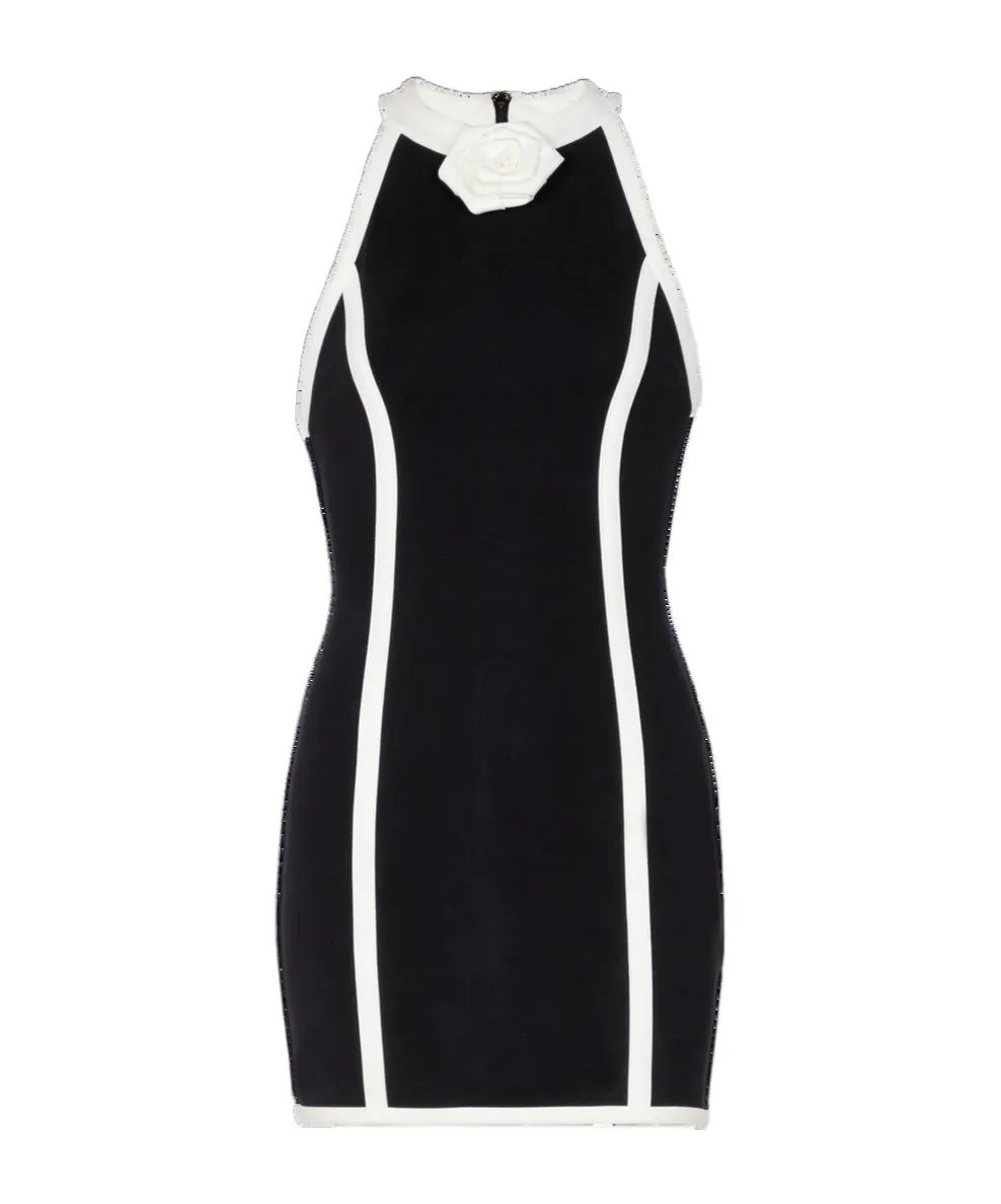 Balmain Rose Detail Dress