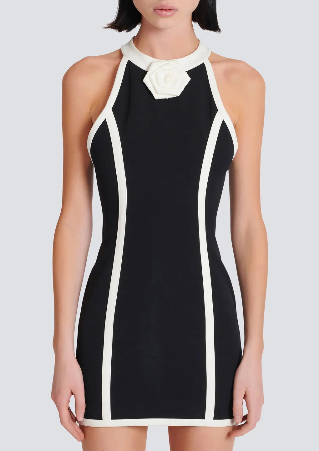 Balmain Rose Detail Dress