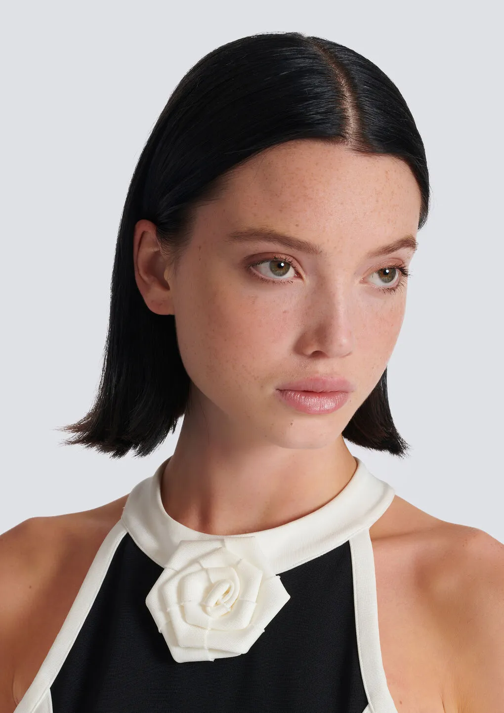 Balmain Rose Detail Dress