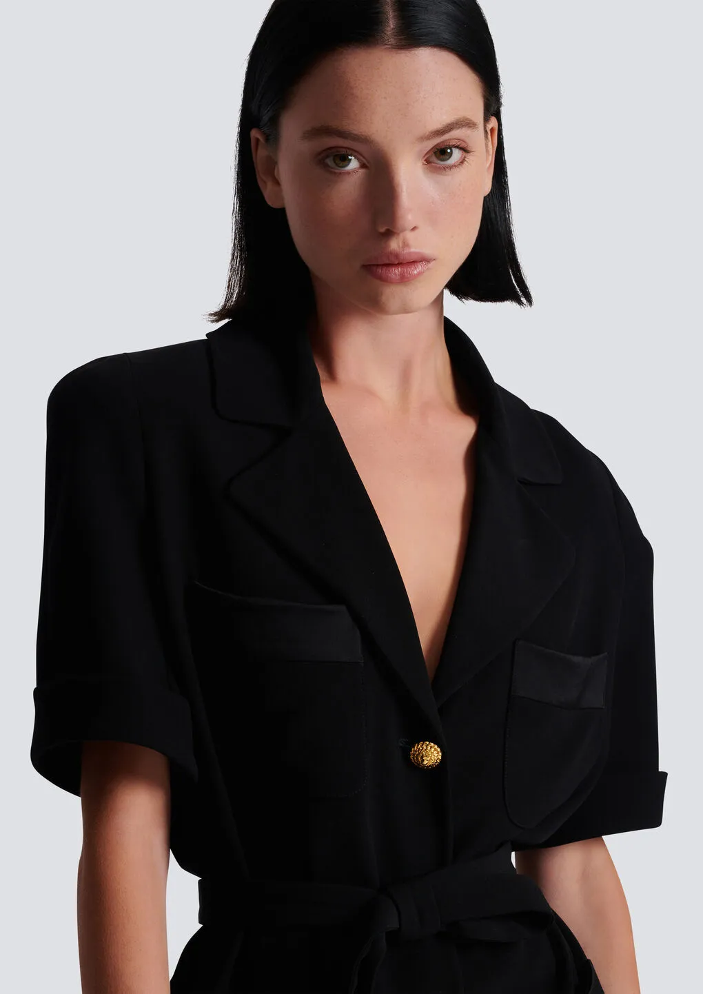 Balmain Crepe Safari Shirt