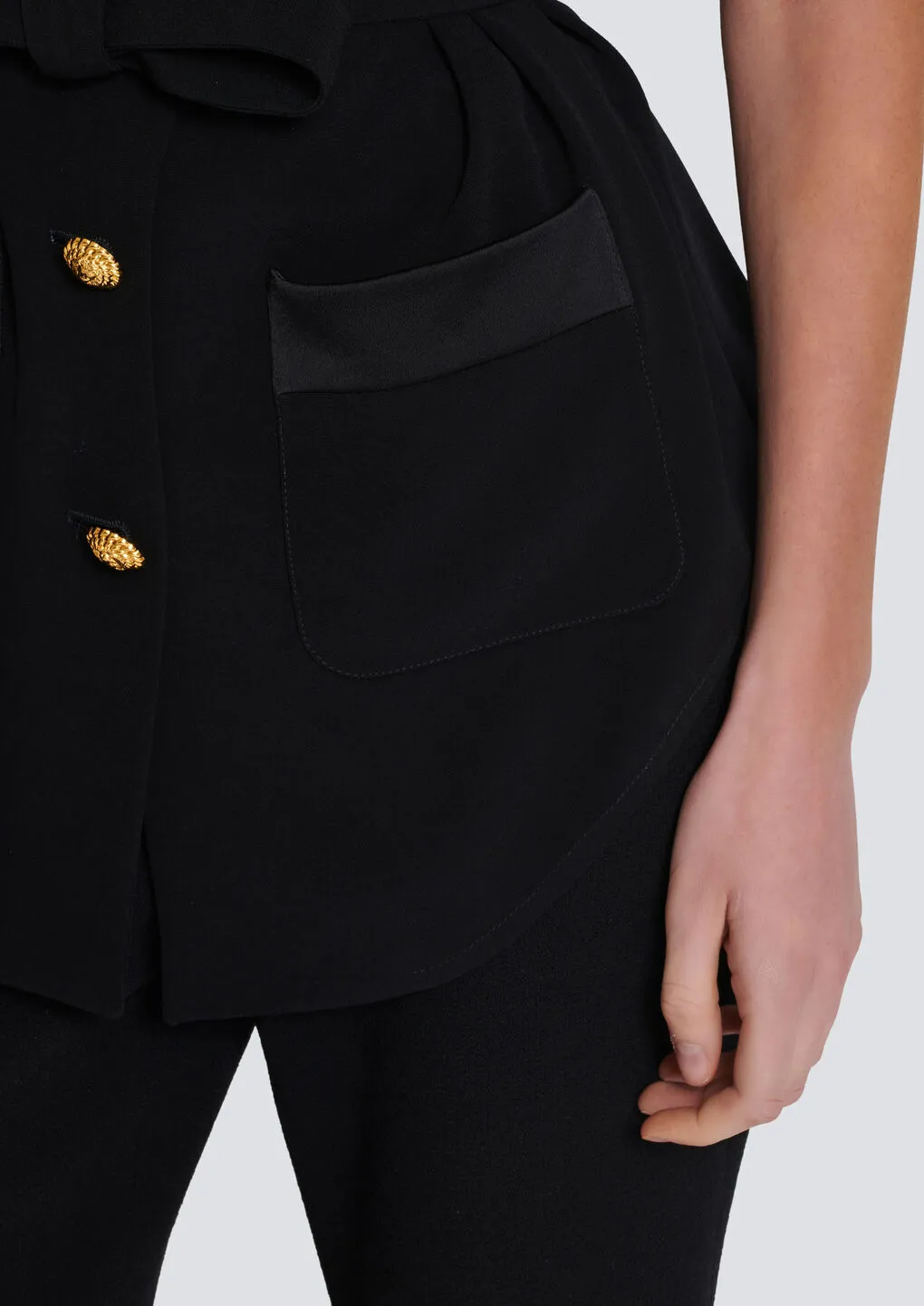 Balmain Crepe Safari Shirt