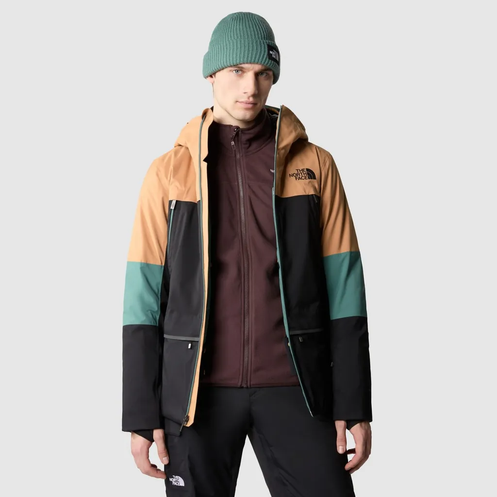 Color-Matched Hooded Casual Jacket