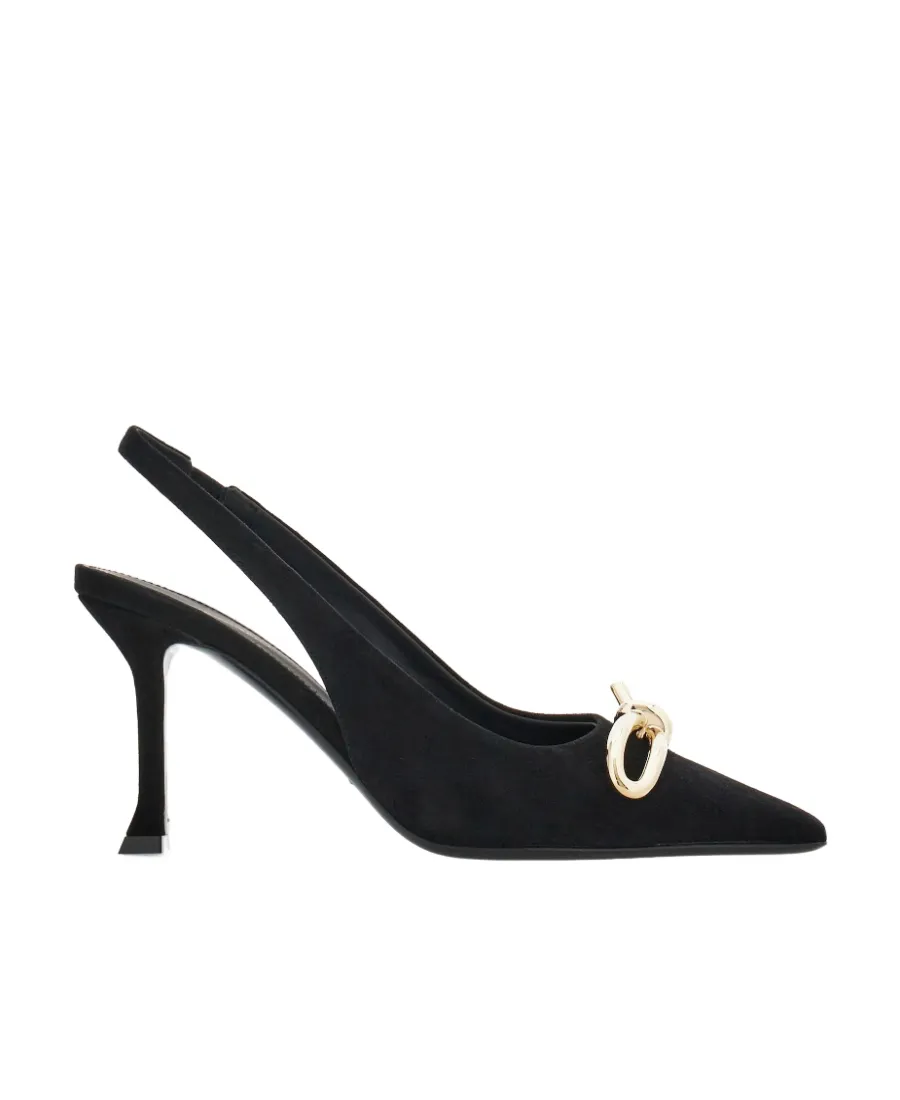 Asymmetrical Bow Knot High Heels