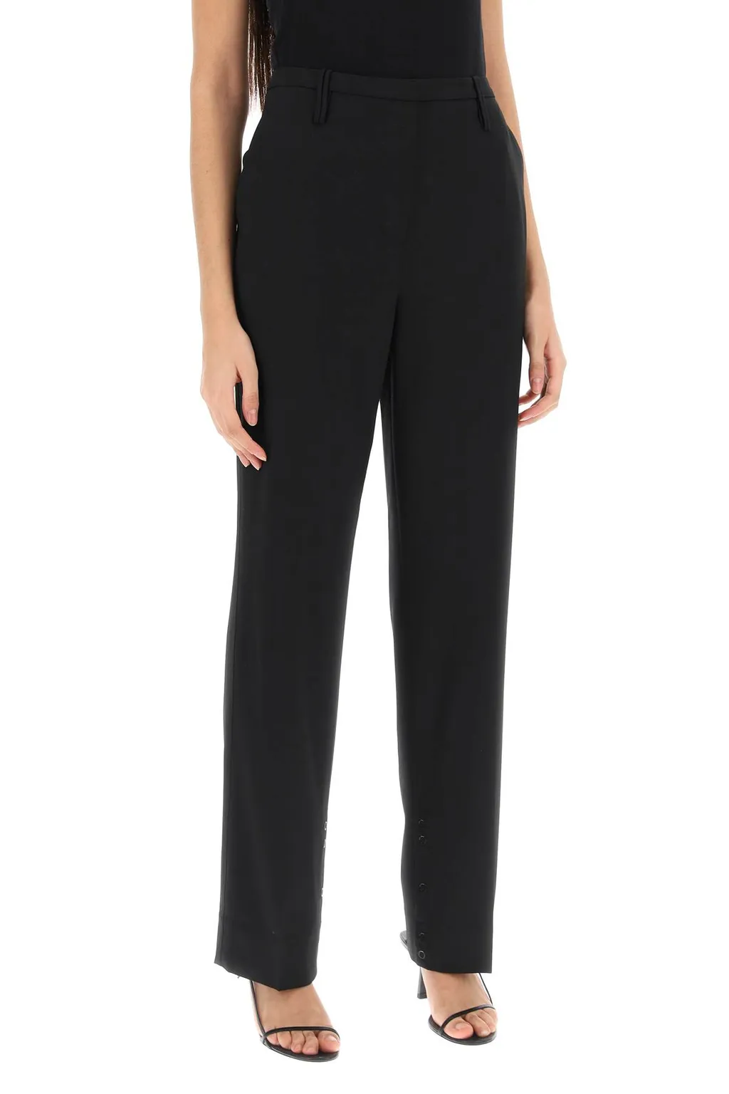 Ganni Pleat Front Trousers