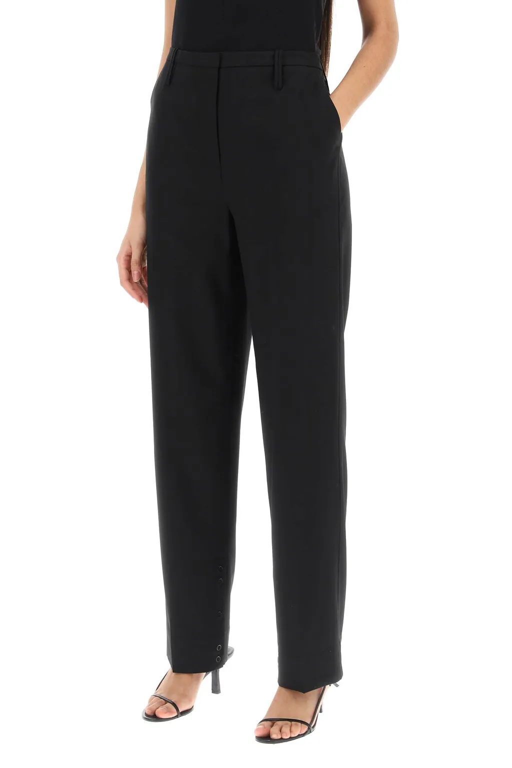 Ganni Pleat Front Trousers