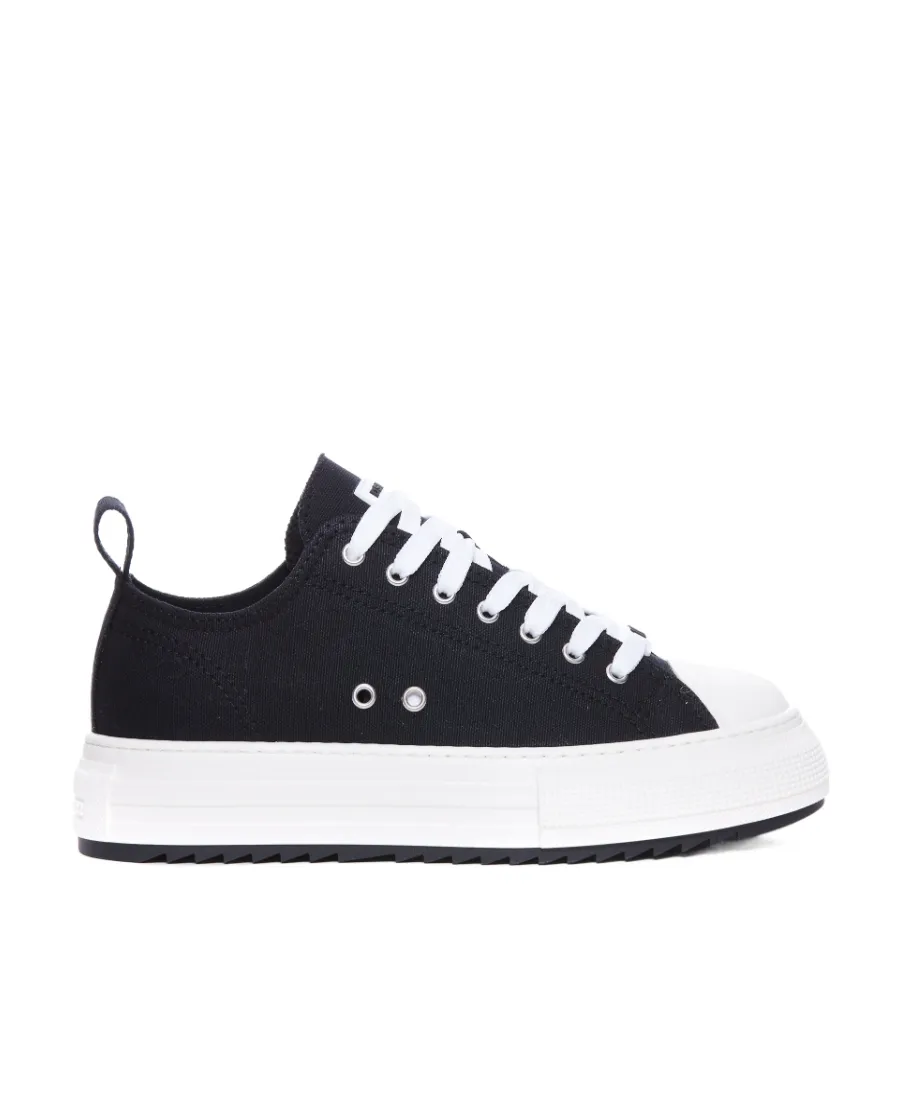 Dsquared2 Round Toe Platform Sneakers