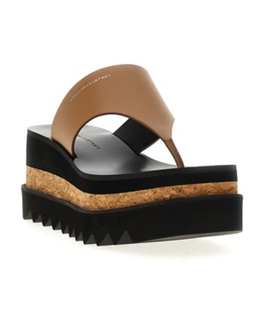 Stella Mccartney Sneak-Elyse Logo Printed Sandals