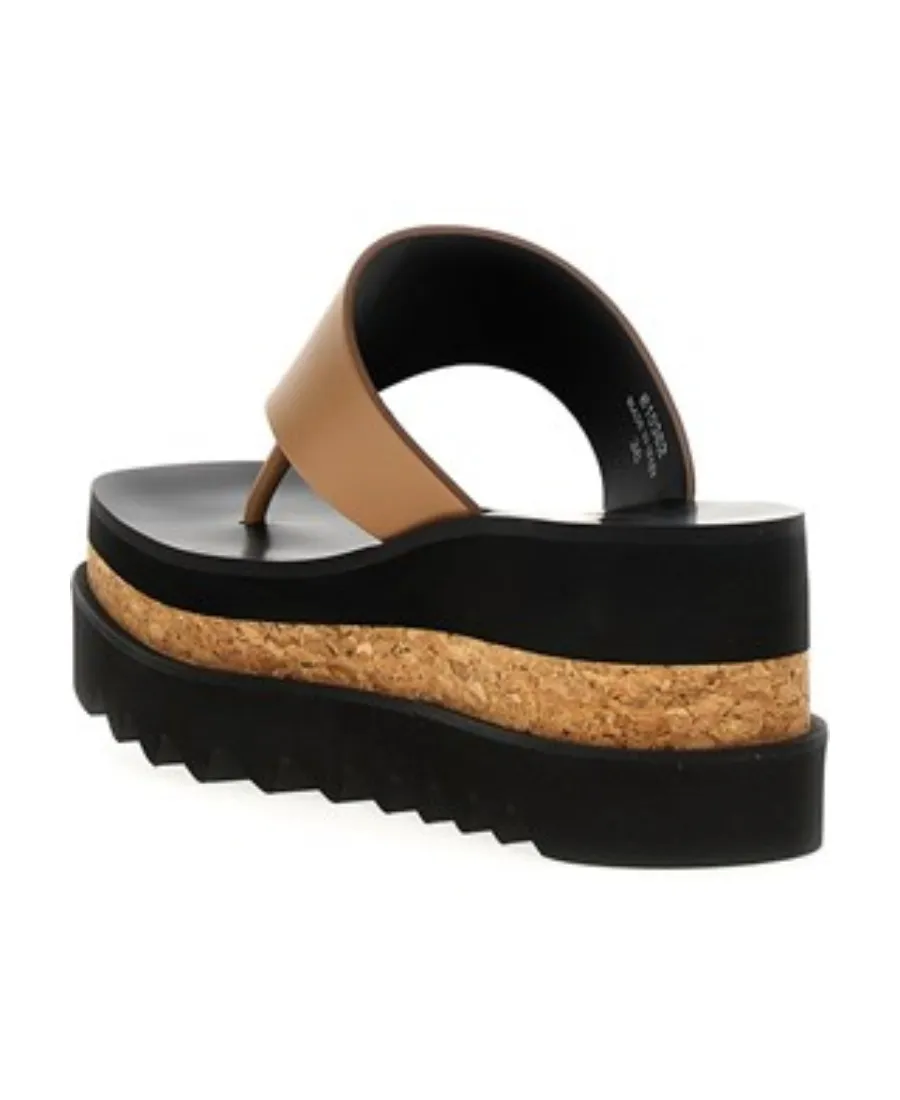 Stella Mccartney Sneak-Elyse Logo Printed Sandals