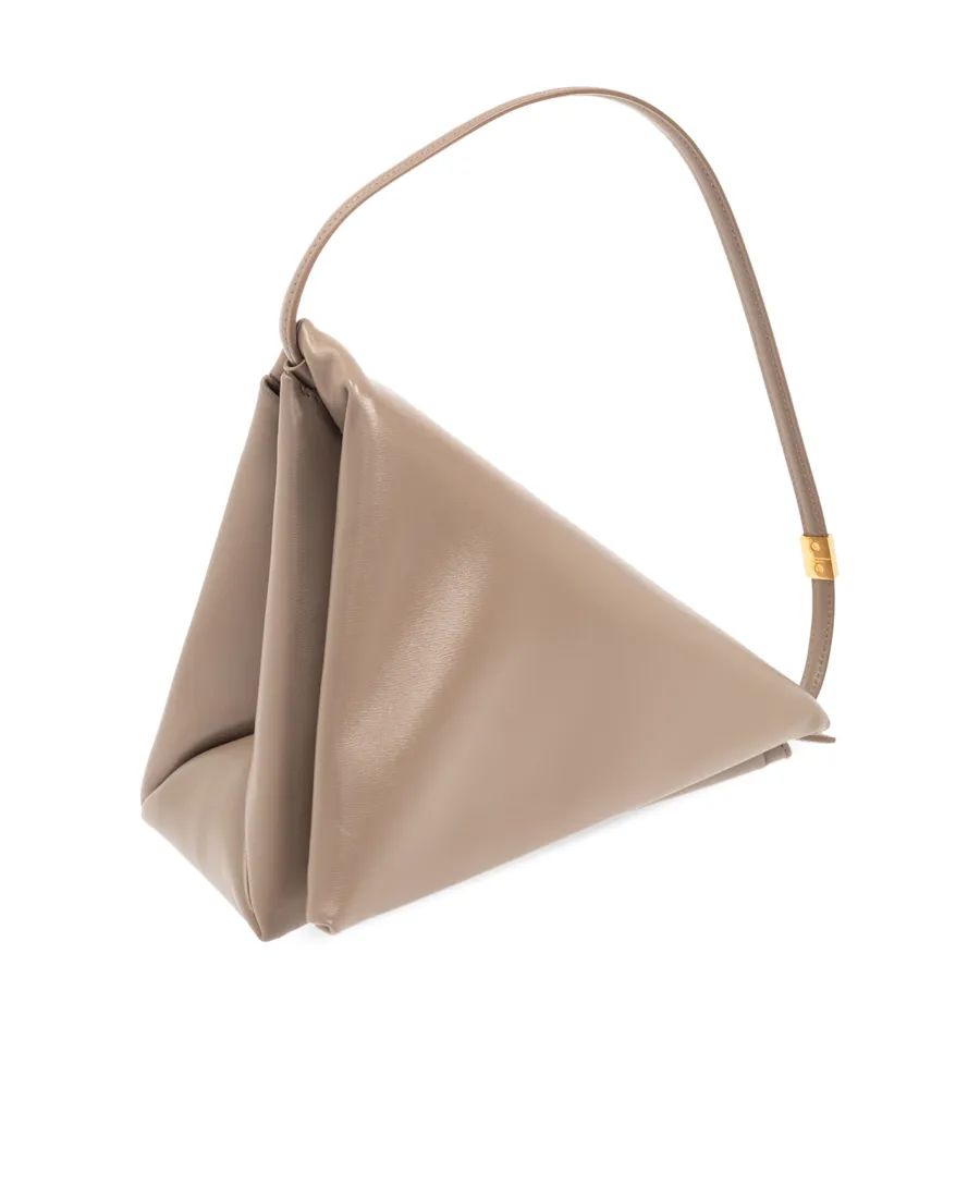 Marni Prisma Logo Embossed Shoulder Bag
