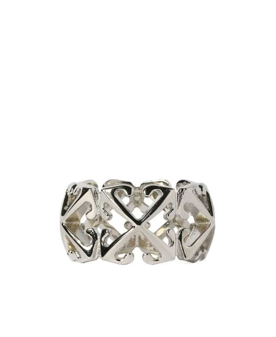 Off-White Multi Arrow Embellished Ring