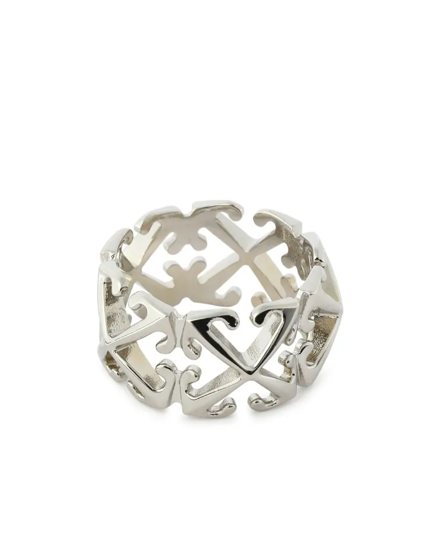 Off-White Multi Arrow Embellished Ring