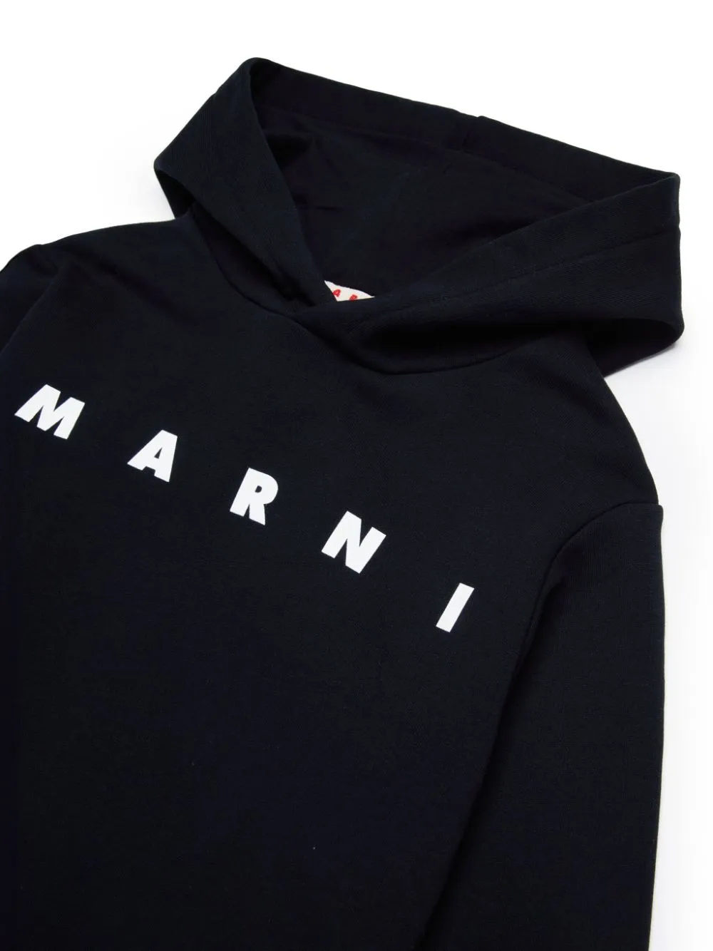 Marni Kids Logo-Printed Long Sleeved Hoodie