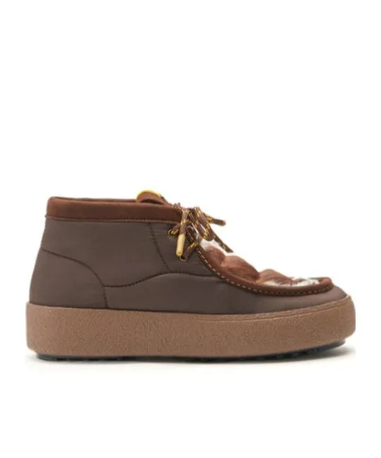 Mtrack Mid Cow-Print Boots
