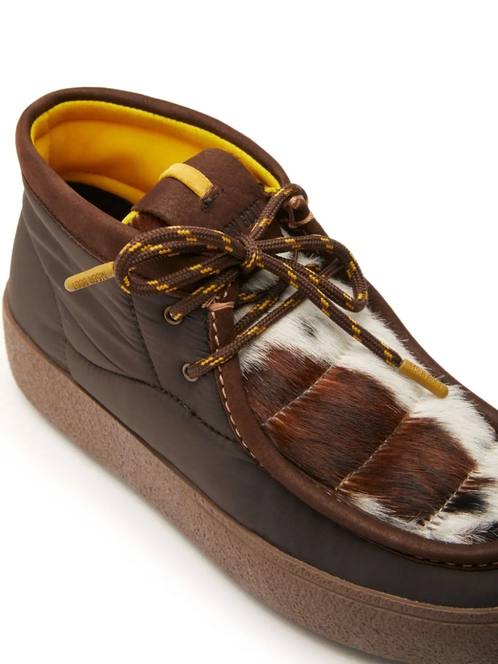 Mtrack Mid Cow-Print Boots