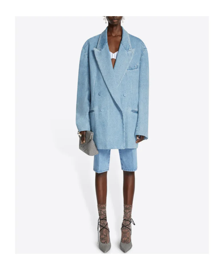 Denim Suit Coat