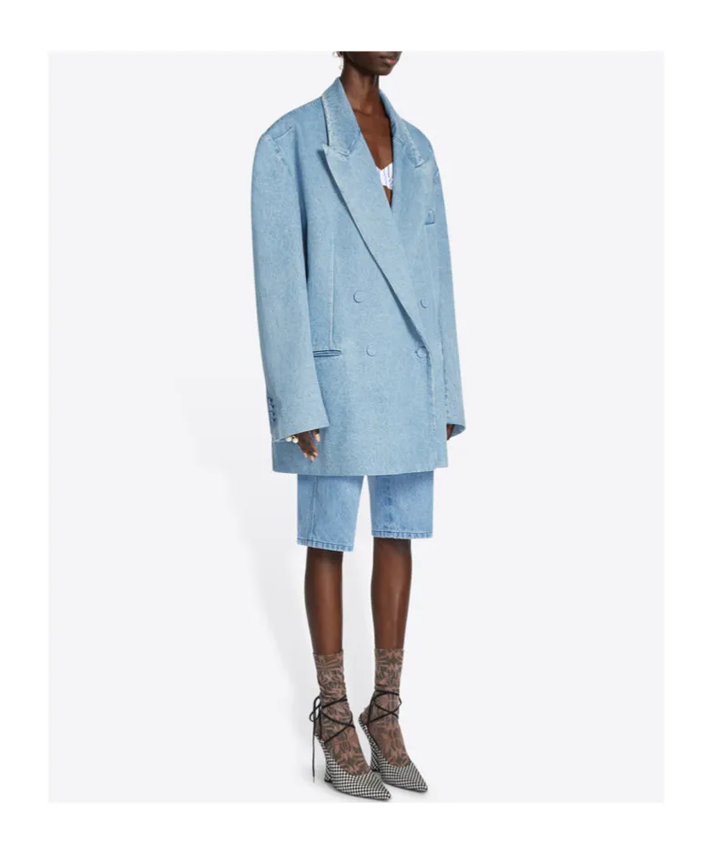 Denim Suit Coat