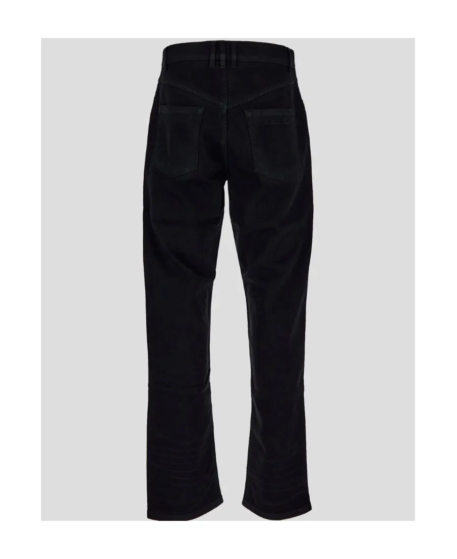 Balmain Logo Embroidered Denim Jeans