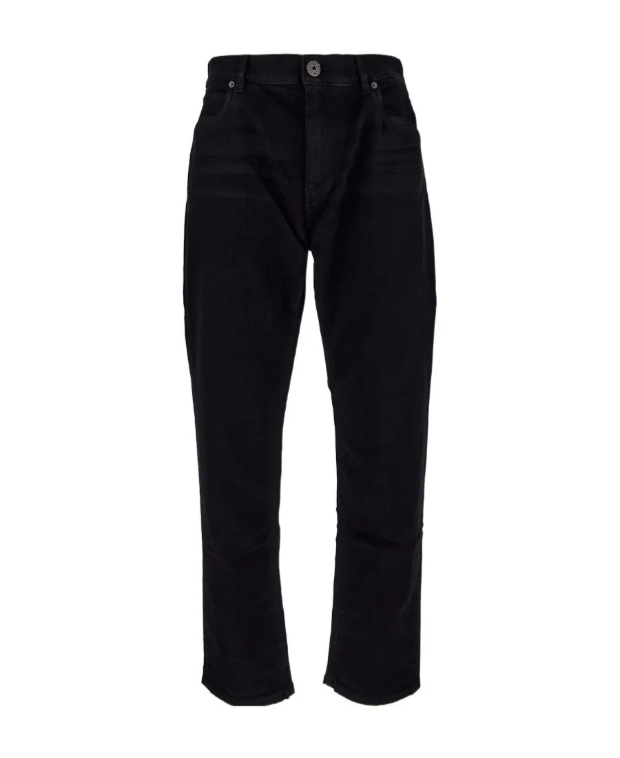 Balmain Logo Embroidered Denim Jeans