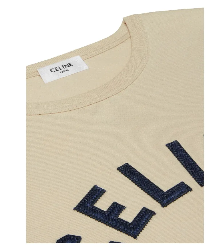 Celine Paris 70's T-Shirt In Cotton Jersey