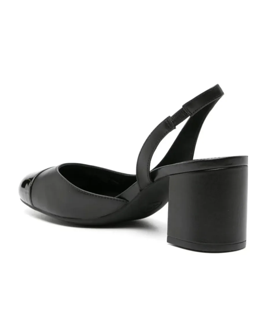 65Mm Block-Heel Slingback Pumps