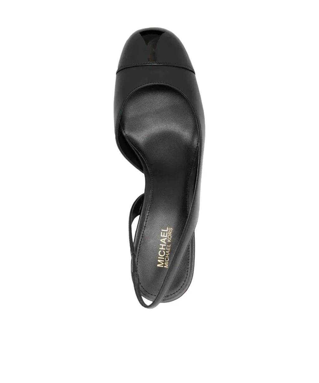 65Mm Block-Heel Slingback Pumps
