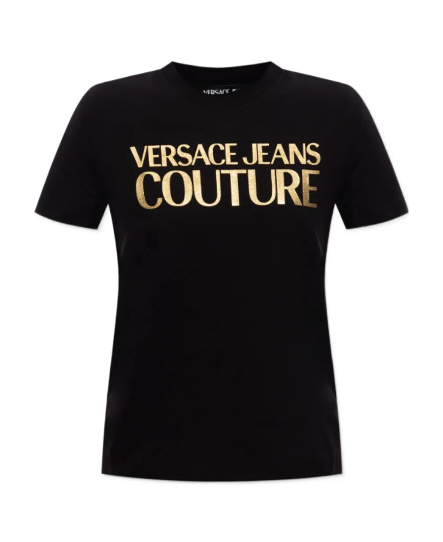 Versace Jeans Couture Logo Printed Crewneck T-Shirt