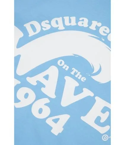 Dsquared2 Kids Logo Printed Crewneck T-Shirt