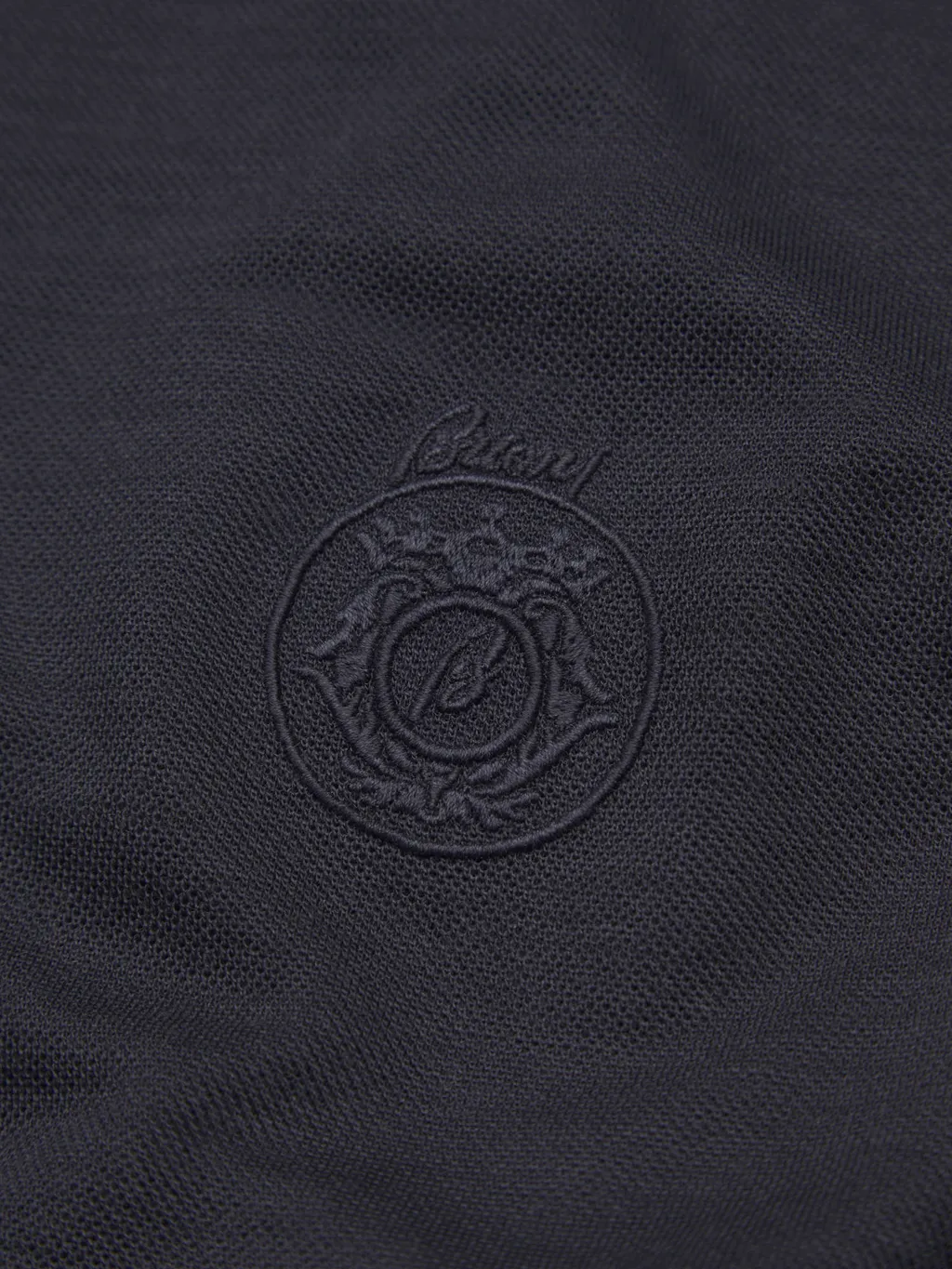 Logo-Embroidered Wool Polo Shirt