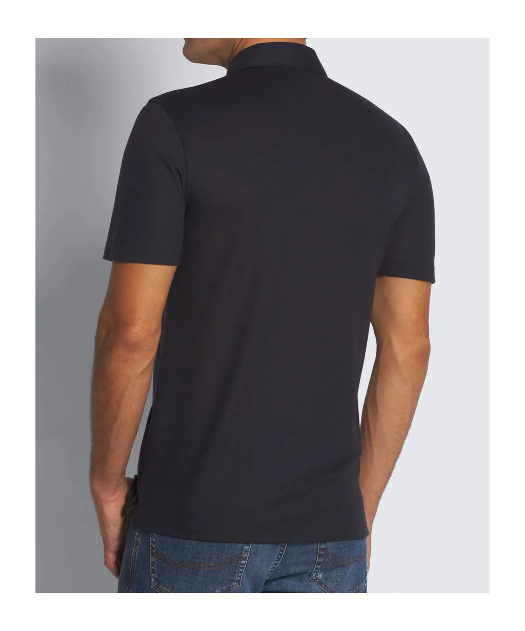 Logo-Embroidered Wool Polo Shirt