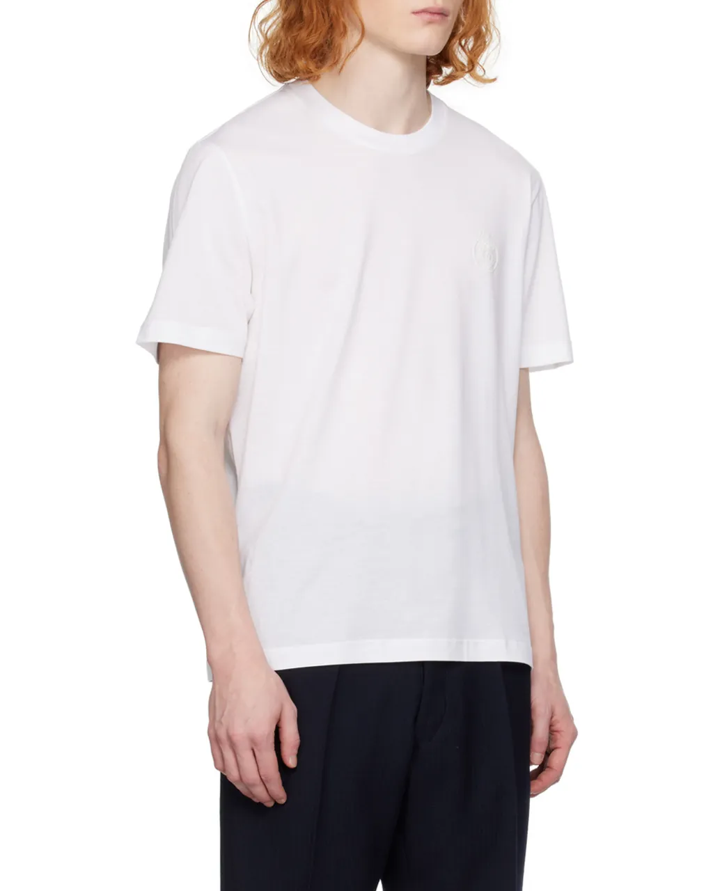 Brioni Logo Embroidered Crewneck T-Shirt