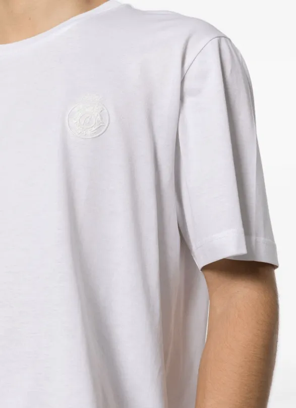 Brioni Logo Embroidered Crewneck T-Shirt