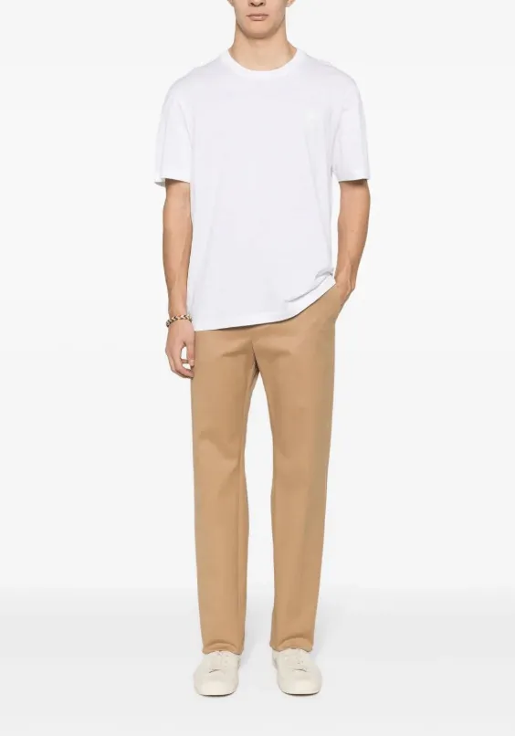 Brioni Logo Embroidered Crewneck T-Shirt