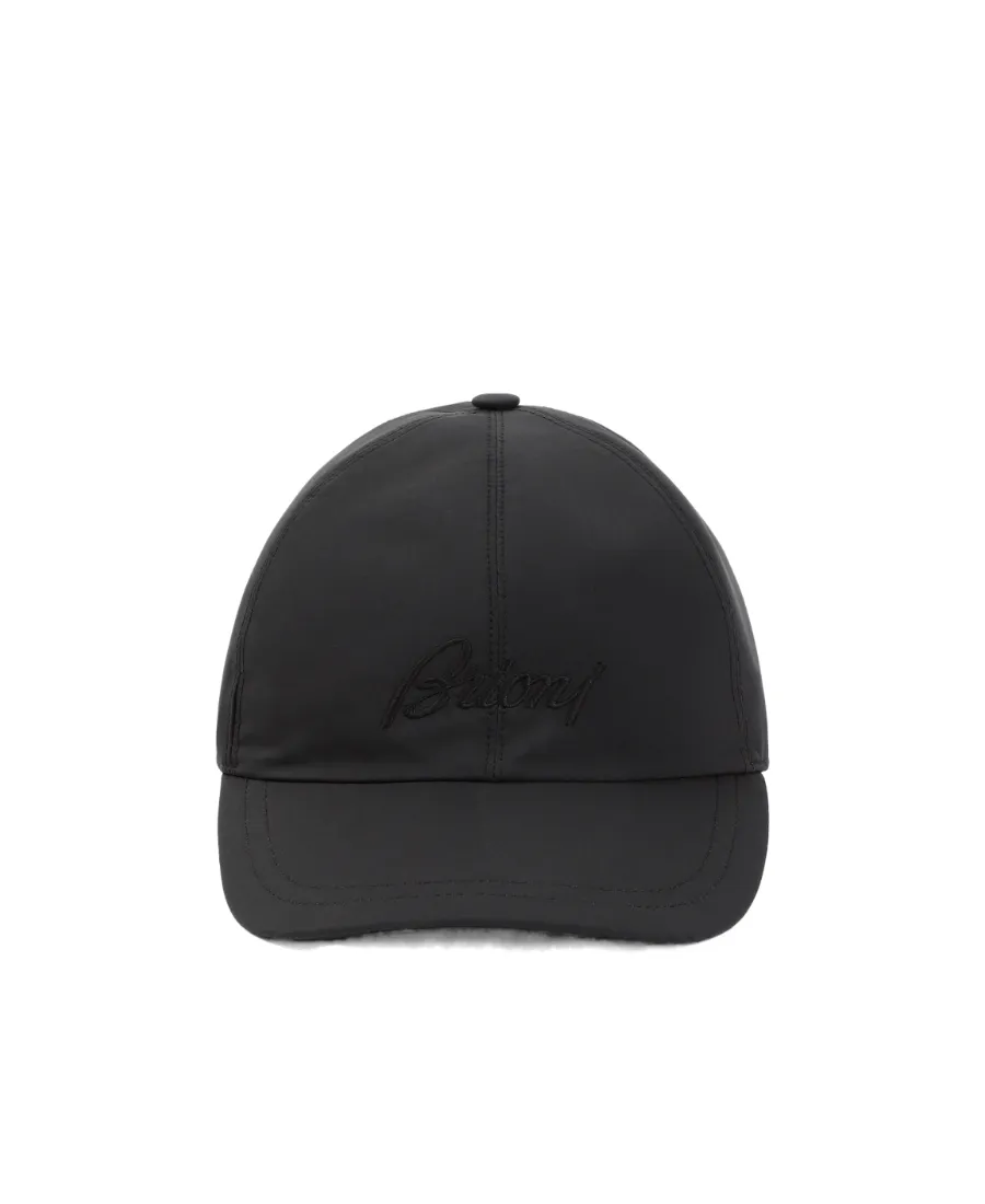 Brioni Logo Embroidered Baseball Cap