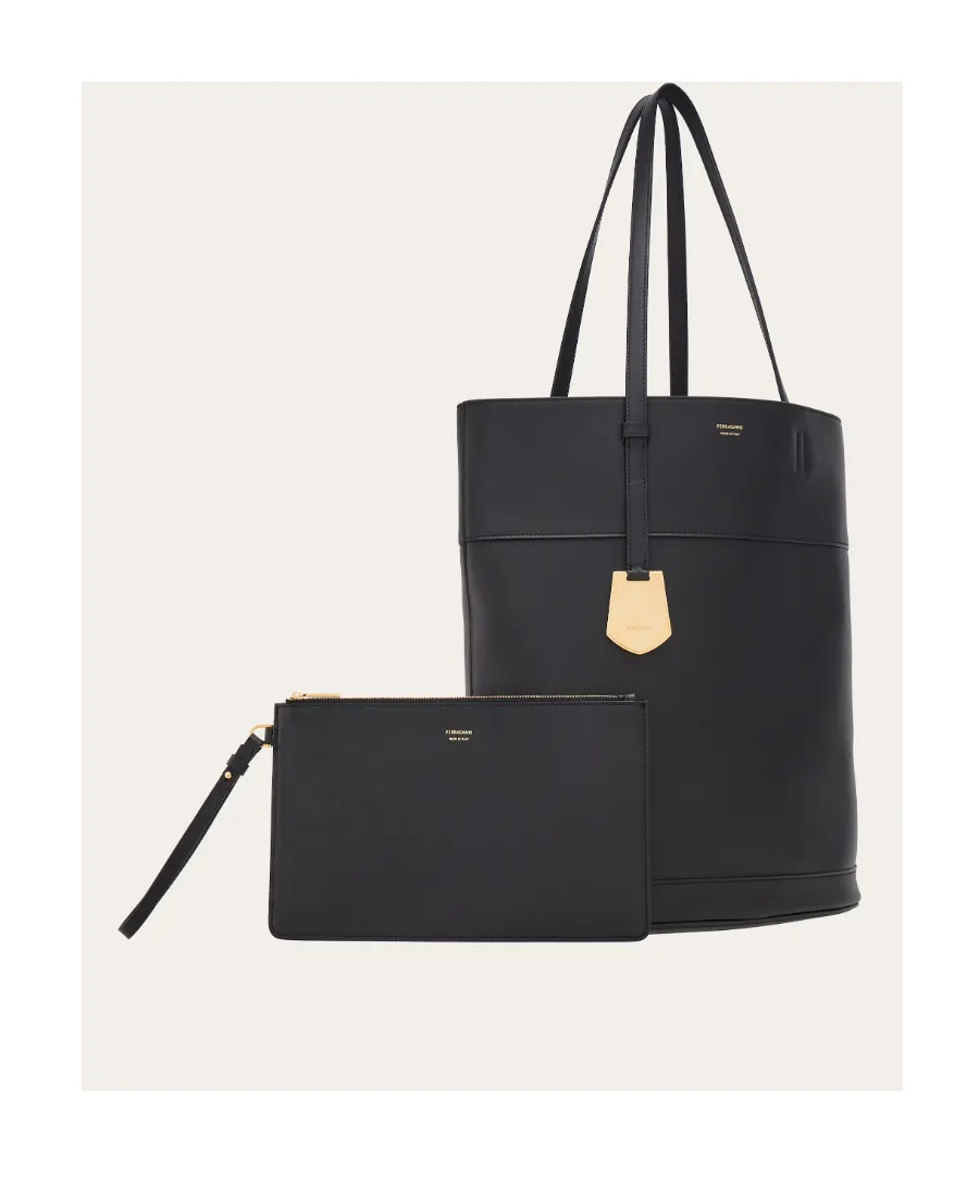 Salvatore Ferragamo Logo Printed Tote Bag