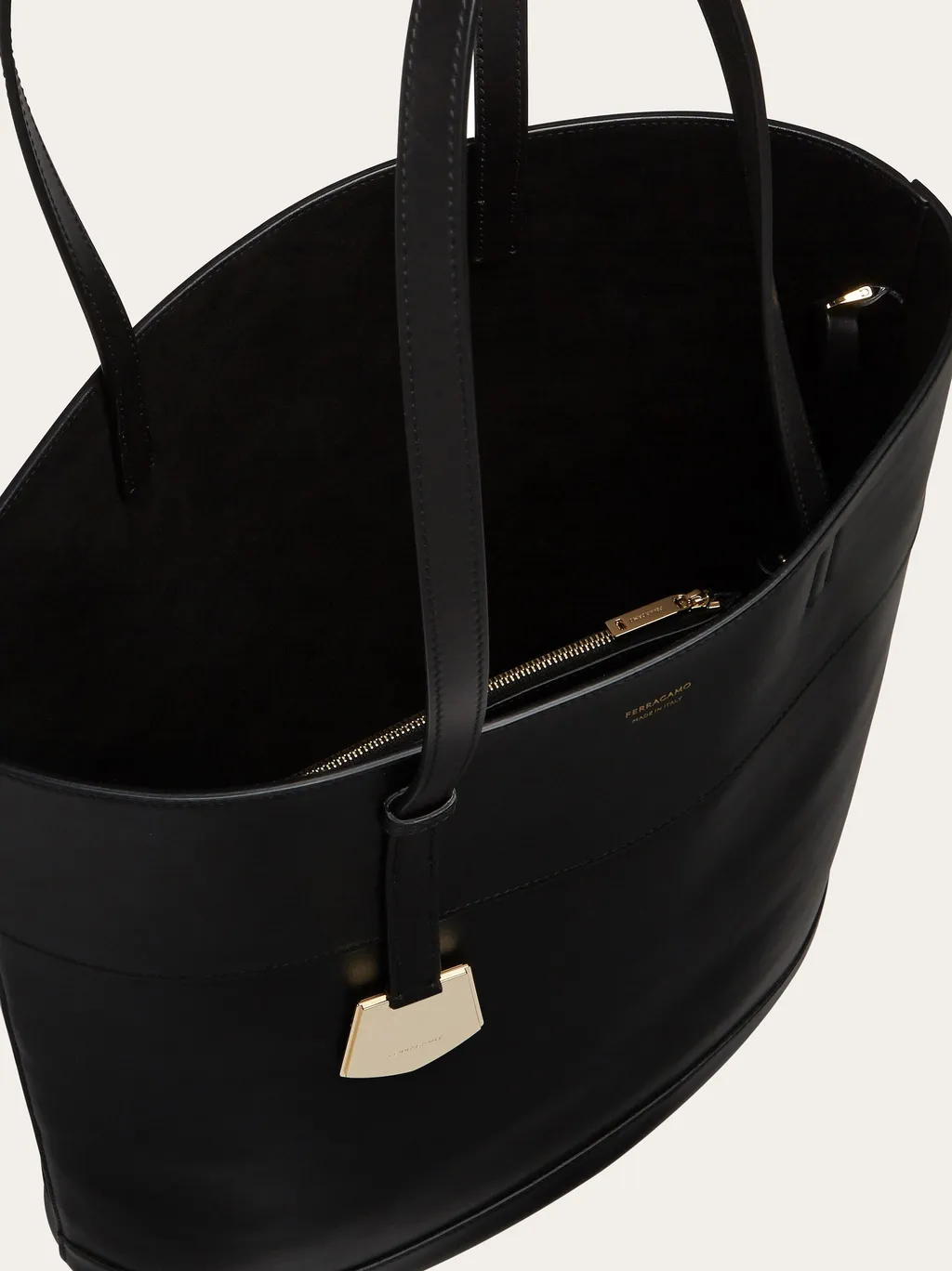 Salvatore Ferragamo Logo Printed Tote Bag