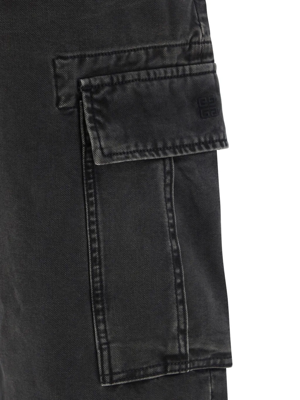 Givenchy 4G Embroidered Straight-Leg Cargo Pants