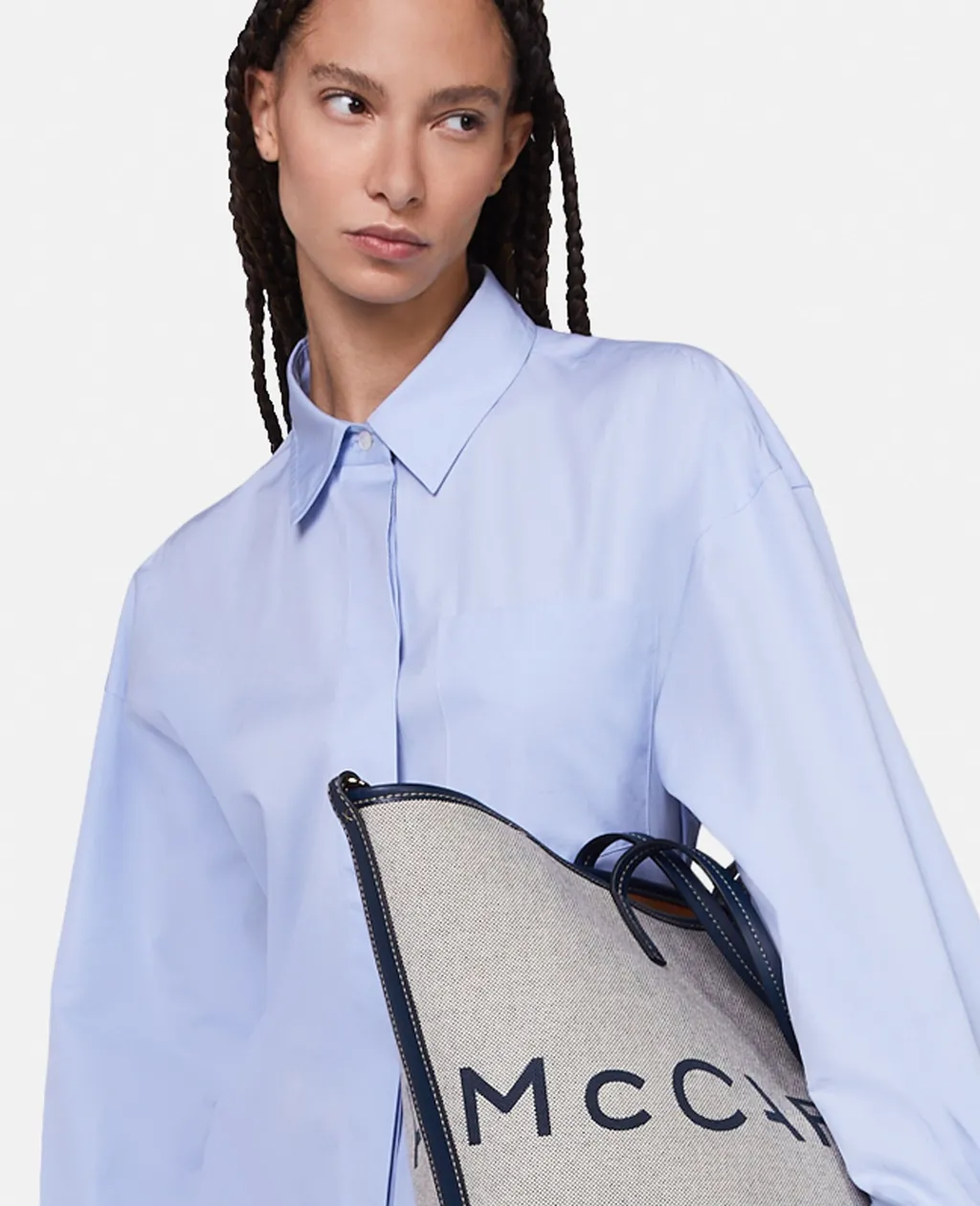 Stella Mccartney Collared Long-Sleeve Shirt Dress