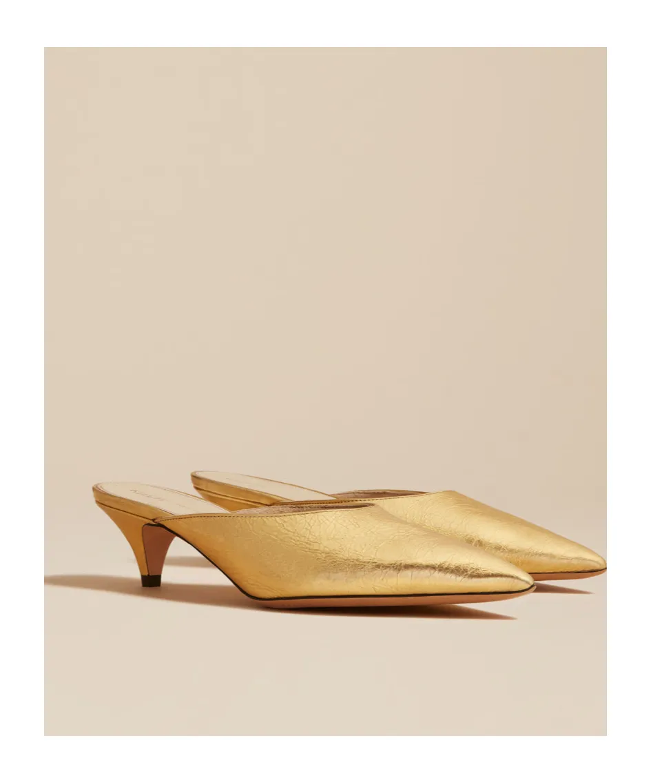 Khaite The River Pointed-Toe Mules